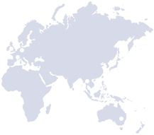 Map with the offices of Bluechips shown.